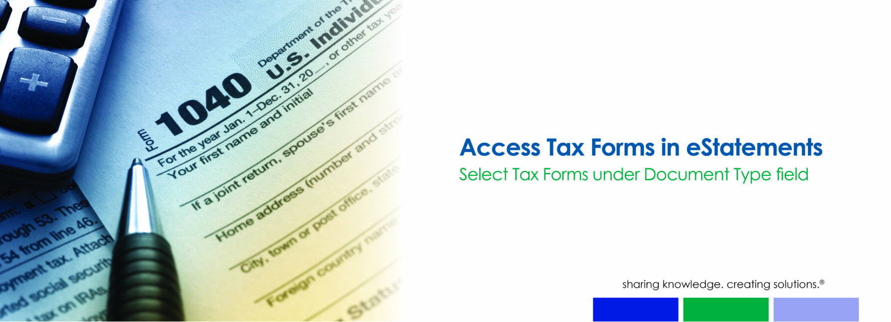 calculator pen and 1040 tax form images